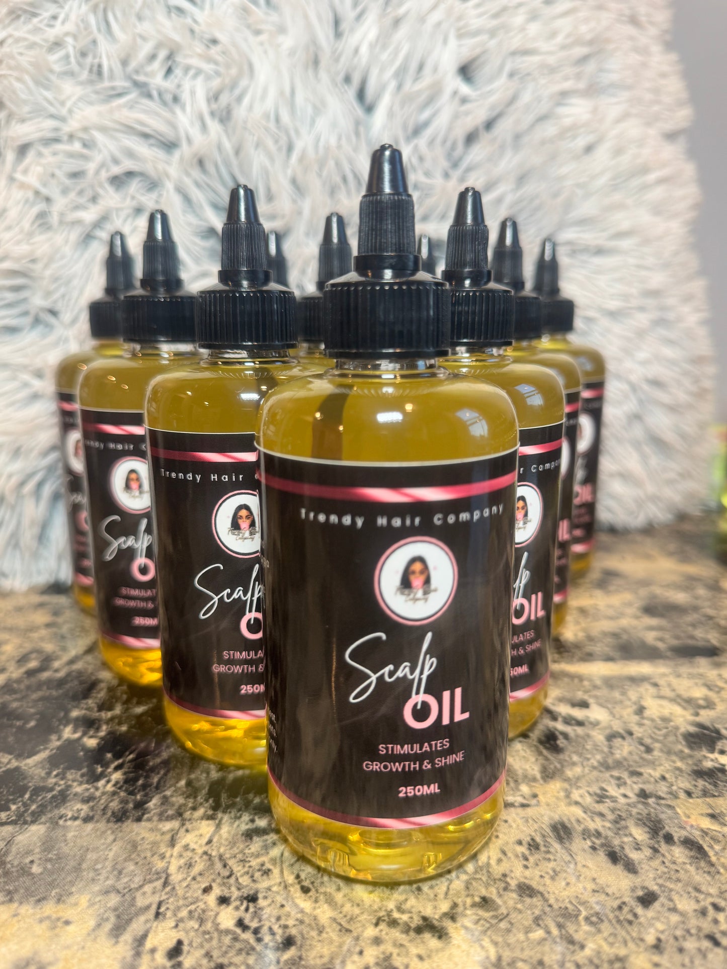 Hair growth scalp oil